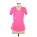 Nike Active T-Shirt: Pink Activewear - Women's Size Medium