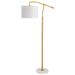 Allure Design Elements Golden Arm 61 Inch Floor Lamp - W26104-1
