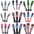 Golf 3pcs/set Knitted Pom Pom Sock Covers 1-3-5 Golf Wood Headcover For Golf Dirver/Fairway Golf