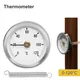 0-100% ℃ Edelstahl-Klemm rohr thermometer auf Rohr heiz feder 63mm Metall temperatur temperatur