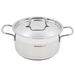 2 Piece 3.5 Liter Stainless Steel Casserole Dish with Lid