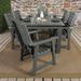 Weatherly 7-piece Outdoor Dining Set - 42" x 72" Table, Dining-height