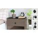 Modern Smart LED Nightstand with Both USB and Wireless Charging Modes，with Drawer and an Open Storage Area Side Table