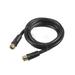 1201.18 in. Plastic Black RG6 Coaxial Cable with F Plugs American Imaginations