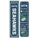 Seattle Seahawks 47" Double Sided Winter Leaner Fan Sign