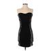 Windsor Cocktail Dress - Bodycon: Black Solid Dresses - Women's Size Small