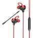 COFEST Electronics Gadgets Sports Earphones In Ear Subwoofer Wired Headphone With Microphone For Both Men And Women Red