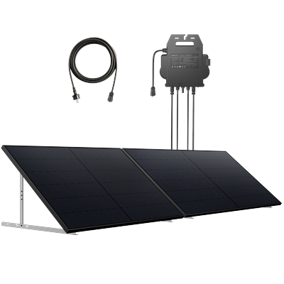 Anker SOLIX Balkonkraftwerk 820Wp Solarmodul mit Bodenhalterungen