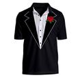 Men's Tuxedo Polo Shirt