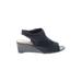 Ellen Tracy Wedges: Black Solid Shoes - Women's Size 6