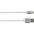 Skross Apple iPad/iPhone/iPod Cable [1x USB - 1x Apple Dock lightning plug] 1.00 m Silver