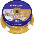 Verbatim 43538 Blank DVD-R 4.7 GB 25 pc(s) Spindle Printable