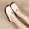Scarpe basse con suola spessa scarpe coreane per le donne mocassini Slip On in pelle accogliente
