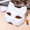 1/3/5Pcs maschera giapponese mezza faccia dipinta a mano Cat Fox Mask Anime Demon Slayer Masquerade