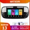 7 pollici Android 13 Radio lettore multimediale di navigazione GPS per auto per FIAT 500 2Din