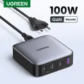 UGREEN 100W GaN Charger Desktop Laptop Fast Charger adattatore 4 in 1 per iPhone 14 13 12 Pro Max caricabatterie per telefono Xiaomi Samsung