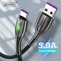 Qoova 5A cavo USB tipo C Micro USB ricarica rapida telefono cellulare caricabatterie Android cavo