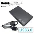 UTHAI T22 2.5 "SATA a USB3.0 HDD Custodia per disco rigido mobile per SSD Scatola HDD di archiviazione esterna con cavo USB3.0/2.0 ABS