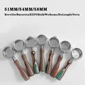 Portafiltro per caffè in acciaio inossidabile da 51 mm/54 mm/58 mm per filtro manico caffè Barsetto/EXPOBAR/Welhome/DeLonghi/Breville/Nova