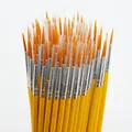 10 pz/set coda lunga nylonhair gancio linea penna pennello per pittura bambini forniture d'arte fai da te strumento arte di cancelleria penna per pittura ad acquerello