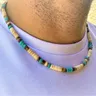 Collana da uomo con perline collana africana collana da surfista collana da uomo