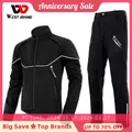 WEST BIKING inverno uomo ciclismo Outfit Fleece Warm MTB Jacket riflettente ciclismo Sportwear