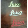Leica logo Leica sticker Coke logo adesivo in metallo logo logo adesivo per cellulare adesivo per