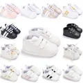 Toddler first Walker scarpe per bambini ragazzi ragazze sport classici fondo morbido in pelle PU