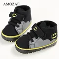 2024 Baby Boys Fashion Sneakers stampa Cartoon Pattern Soft Sole First Walkers Infant Toddler Indoor