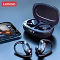 Auricolari Lenovo LP75 Bluetooth 5.3 cuffie sportive Wireless TWS Display digitale a LED auricolari