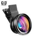 APEXEL Obiettivo per fotocamera professionale per telefono 12.5x Macro Camera Photo HD 0.45x Obiettivo super grandangolare per Samsung iPhone tutti gli smartphone
