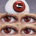 2 pezzi lenti a contatto annuali contatti colorati belle lenti a contatto naturali della pupilla per