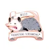 Mangia i ricchi spille smaltate Cartoon Opossum Possum spille distintivi per risvolto accessori per