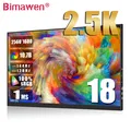 Bimawen 18 pollici 2.5K 144Hz Monitor portatile 1MS Freesync Display 100% sRGB IPS Schermo da gioco per PC portatile Mac Xbox PS4/5 Switch