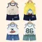 Set per bambini Abbigliamento per bambini Ragazzi Ragazze Gilet Completo Abbigliamento estivo per