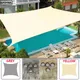 3x5m3x6m4x5m Parasole impermeabile 300D Ombra Protezione Ombra Vela Tenda da campeggio Ombra Panno Grande baldacchino esterno Giardino Cortile