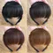 Parrucca frangia fascia per capelli capelli finti fascia per capelli frangia estensione dei capelli donna ragazze clip nell