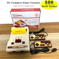 Console per videogiochi a 8 bit integrata nel 500 giochi classici Computer di famiglia Gioco TV Console Supporto cartuccia di gioco per giochi retrò FC