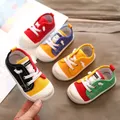 Ragazzi scarpe di tela Sneakers ragazze scarpe da Tennis Lace-up calzature per bambini giallo