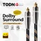 TODN 5.1 Digital Optical Audio Toslink Cable cavo Audio in fibra ottica 1m 2m 3m 10m 15m per hi-fi