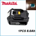 Originale Makita 18V 8000mAh batteria di ricambio agli ioni di litio batteria ricaricabile