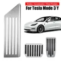 Per Tesla Model 3 Y pedali freno poggiapiedi acceleratore pedale Auto copertura Pad in gomma parti
