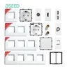 BSEED Glass Frames TV/ST/USB Socket Type-C EU Socket CAT5 RJ45 HDMI Socket funzione parti