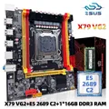 ZSUS X79 VG2 Set scheda madre Kit con Intel LGA2011 Xeon E5 2689 C2 CPU DDR3 1*16GB 1600MHZ ECC