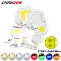 Chip LED ad alta potenza 1W 3W 5W 10W 20W 30W 50W 100W Bianco freddo caldo Rosso Verde Blu Giallo SMD Perlina luminosa 1 3 5 10 20 50 100 W Watt
