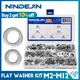 620/1010pcs Set di rondelle piatte in acciaio inossidabile M2 M3 M4 M5 M6 M8 M10 M12 Set di guarnizioni ad anello rondelle piane Kit di assortimento di rondelle metalliche