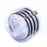 6PCS Tippet Line Spool Tippet Spool Tender Clear Fly Fishing Tippet Line con Tippet Holder Spool