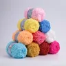 Filato morbido liscio filato di lana per maglieria per bambini filato spesso fibra filato di velluto