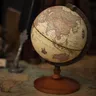 Mappamondo mappa della terra In inglese Retro Base In legno strumento terrestre geografia educazione
