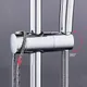 Staffa doccia supporto per binario doccia regolabile ABS cromato supporto per soffione doccia Riser accessori per il bagno 18-25mm